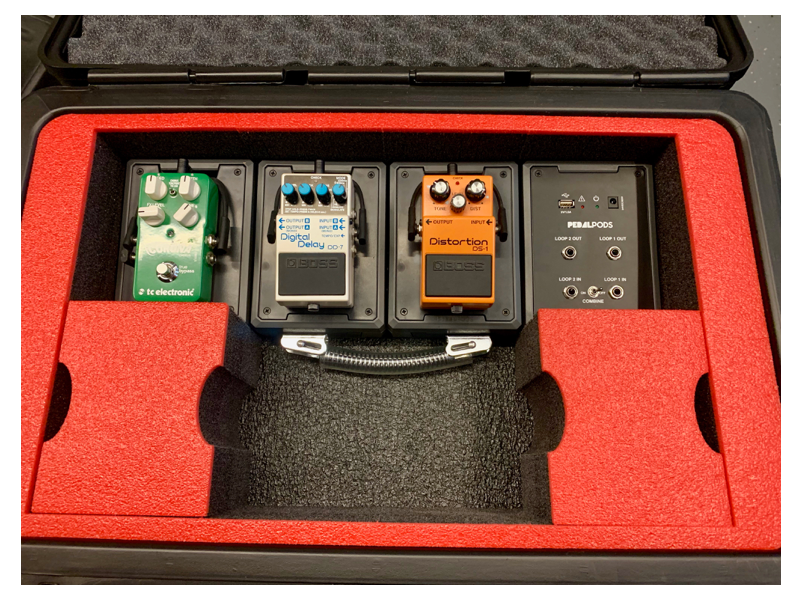 Infinity Blow Molded Case with Custom Foam - 20% off when order direct from MyCaseBuilder.com - Pedal Pods